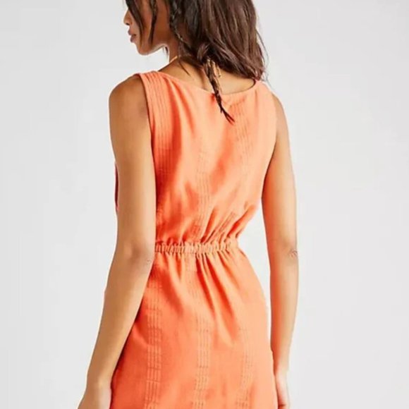 Free People Cutout Tie Mini Dress - Picture 2 of 6